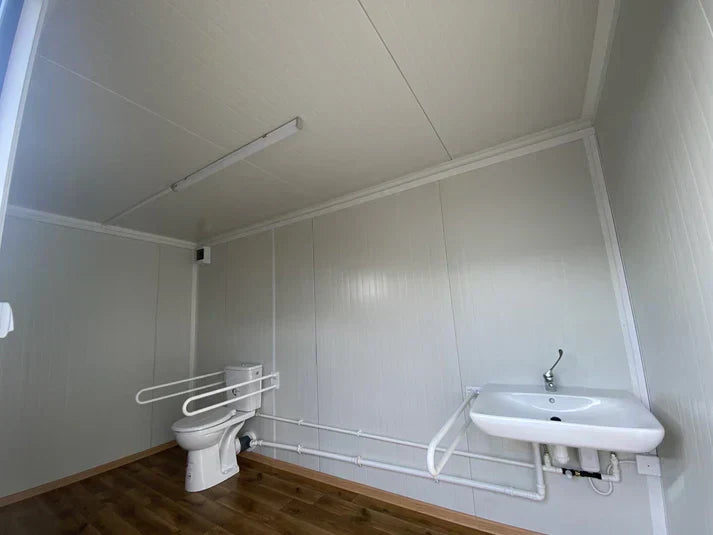 WC Cabina Doble 4×2 m con rampa – Accesible PMR
