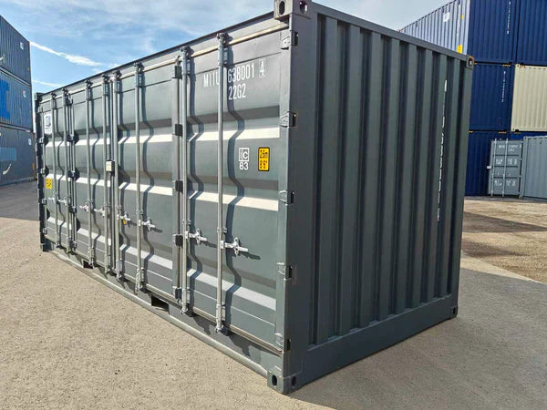 Contenedor maritimo 20 pies con Apertura Lateral gris seminuevo
