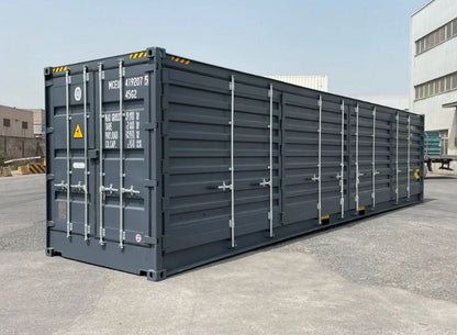 Contenedor Open Side (OS) 40 pies – Nuevo gris