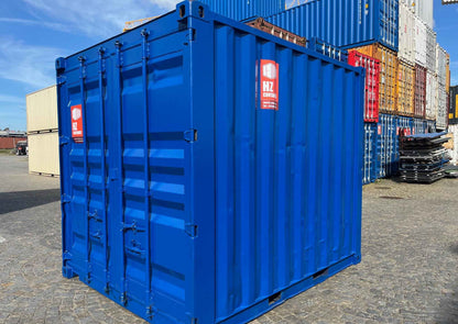 Contenedor de almacenamiento 10 pies usado azul