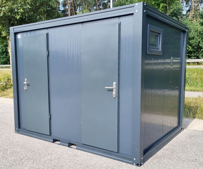 Contenedor de inodoro PREMIUM de 3 m - Cabina doble para hombre/mujer